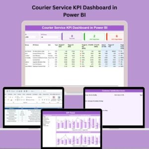 Courier Service KPI Dashboard in Power BI
