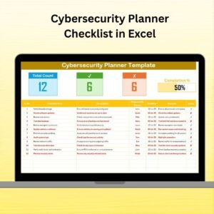 Cybersecurity Planner Checklist in Excel
