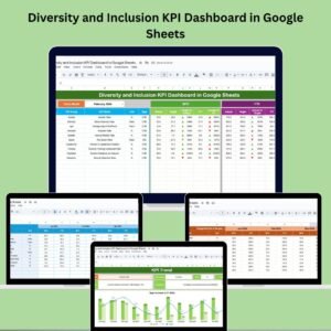 Diversity and Inclusion KPI Dashboard in Google Sheets