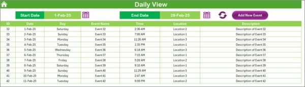 Education Quality Control AI Implementation Calendar in Excel - Image 5