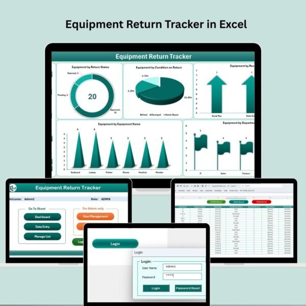 Equipment Return Tracker in Excel
