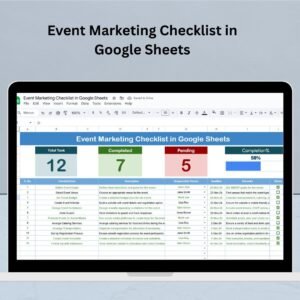 Event Marketing Checklist in Google Sheets
