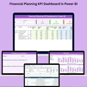 Financial Planning KPI Dashboard in Power BI