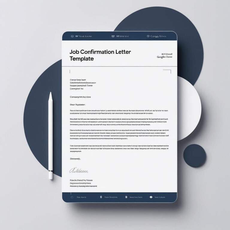 Job Confirmation Letter Template in MS Word and Google Docs - Next Gen ...