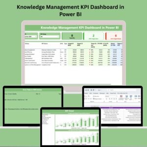 Knowledge Management KPI Dashboard in Power BI