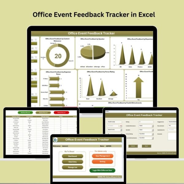 Office Event Feedback Tracker in Excel
