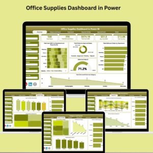 Office Supplies Dashboard in Power