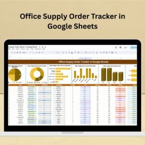 Office Supply Order Tracker in Google Sheets