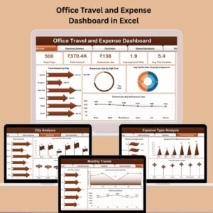 Office Travel and Expense Dashboard in Excel