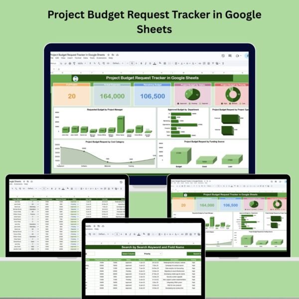 Project Budget Request Tracker in Google Sheets