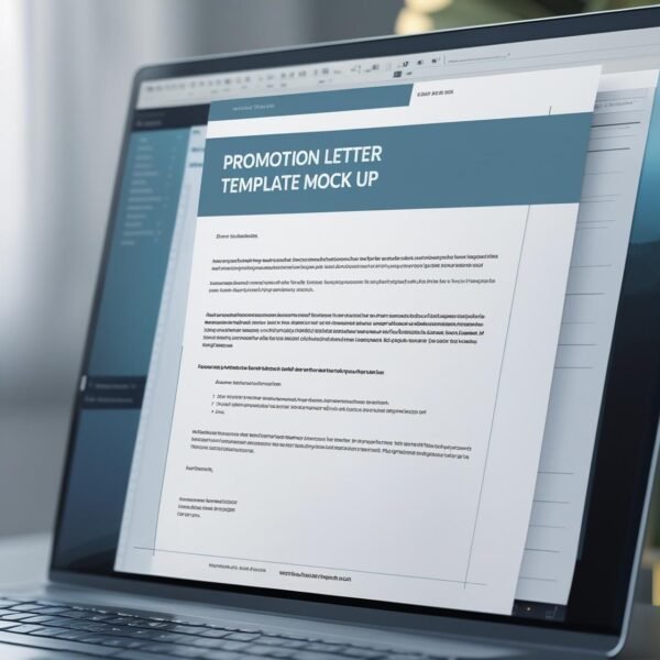 Promotion Letter Template in MS Word and Google Docs