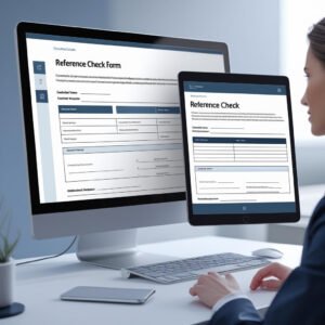 Reference Check Form in MS Word or Google Docs
