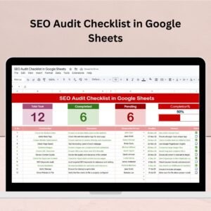 SEO Audit Checklist in Google Sheets