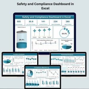 Safety and Compliance Dashboard in Excel