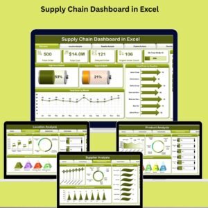 Supply Chain Dashboard in Excel