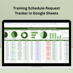 Training Schedule Request Tracker in Google Sheets