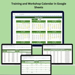 Training and Workshop Calendar in Google Sheets