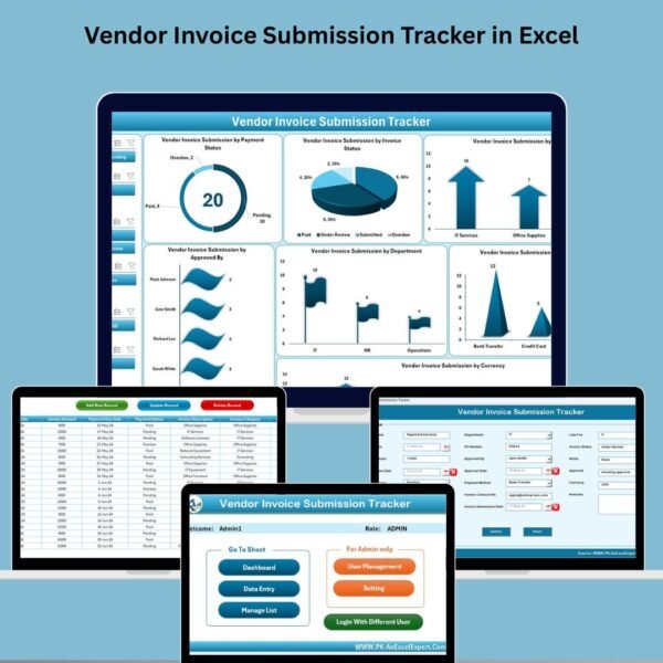 Vendor Invoice Submission Tracker in Excel
