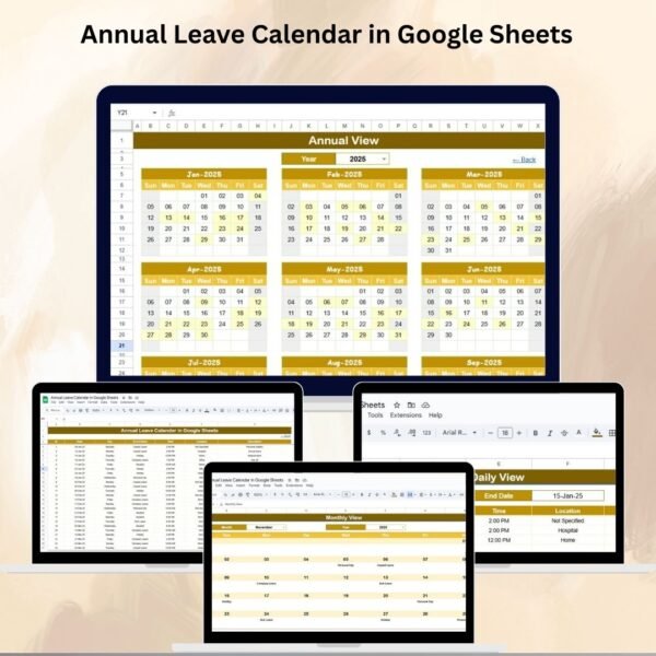 Annual Leave Calendar in Google Sheets