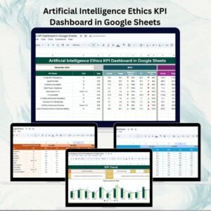 Artificial Intelligence Ethics KPI Dashboard in Google Sheets