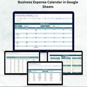 Business Expense Calendar in Google Sheets