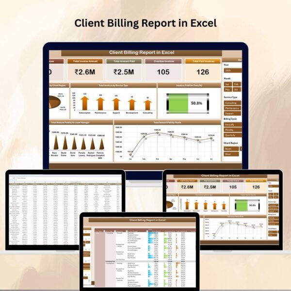 Client Billing Report in Excel
