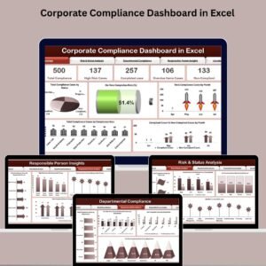 Corporate Compliance Dashboard in Excel