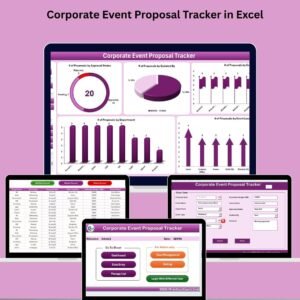 Corporate Event Proposal Tracker in Excel
