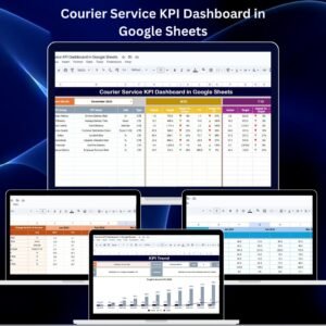 Courier Service KPI Dashboard in Google Sheets