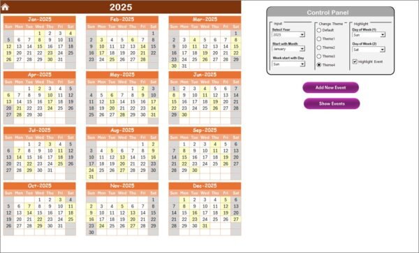 Education R&D AI Implementation Calendar in Excel - Image 3