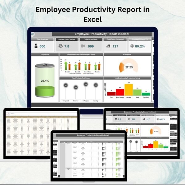 Employee Productivity Report in Excel