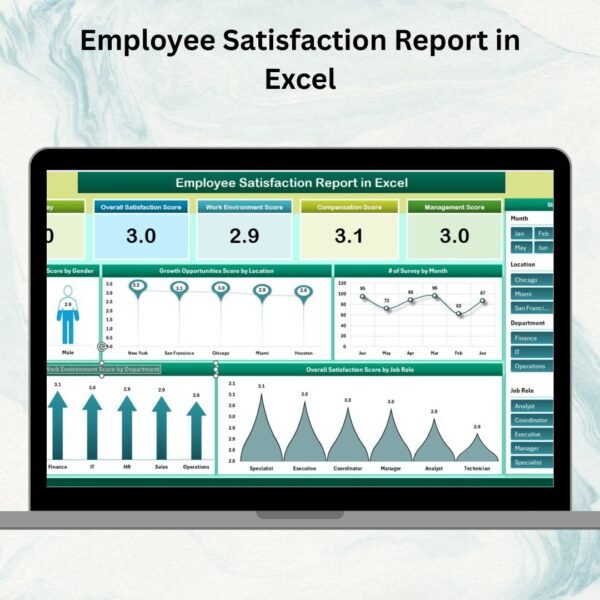 Employee Satisfaction Report in Excel