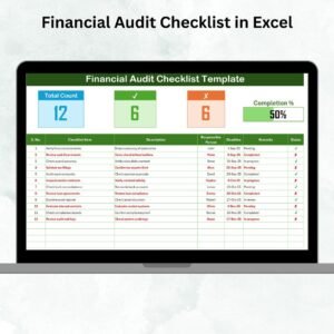 Financial Audit Checklist in Excel