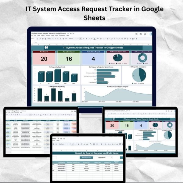 IT System Access Request Tracker in Google Sheets
