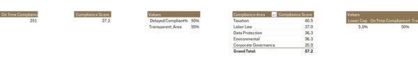 Legal Compliance Report in Excel - Image 5