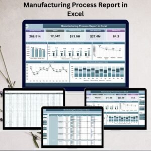 Manufacturing Process Report in Excel