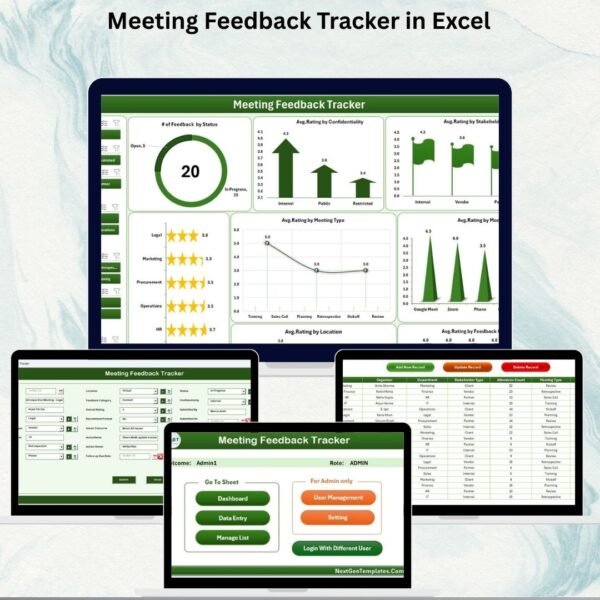 Meeting Feedback Tracker in Excel