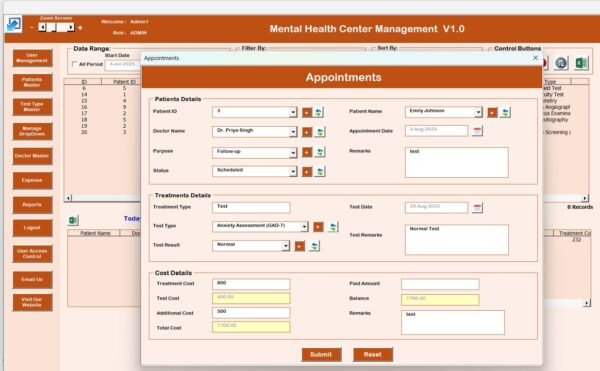 Mental Health Center Management System V1.0 - Image 4