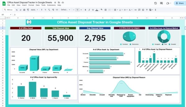 Office Asset Disposal Tracker in Google Sheets - Image 2