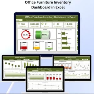 Office Furniture Inventory Dashboard in Excel