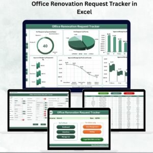 Office Renovation Request Tracker in Excel