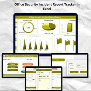 Office Security Incident Report Tracker in Excel