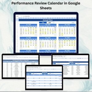 Performance Review Calendar in Google Sheets