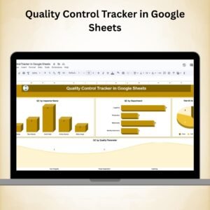 Quality Control Tracker in Google Sheets