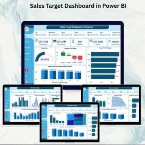 Sales Target Dashboard in Power BI