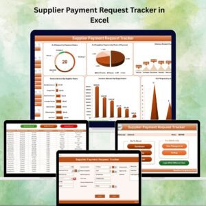 Supplier Payment Request Tracker in Excel