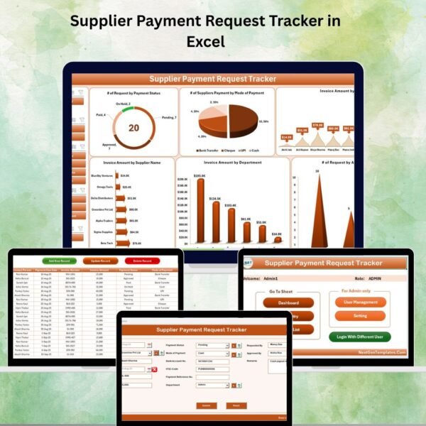 Supplier Payment Request Tracker in Excel