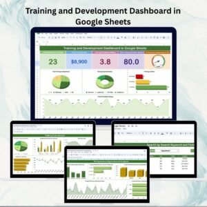 Training and Development Dashboard in Google Sheets