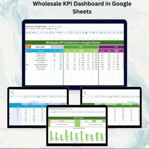 Wholesale KPI Dashboard in Google Sheets