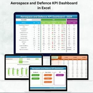 Aerospace and Defence KPI Dashboard in Excel